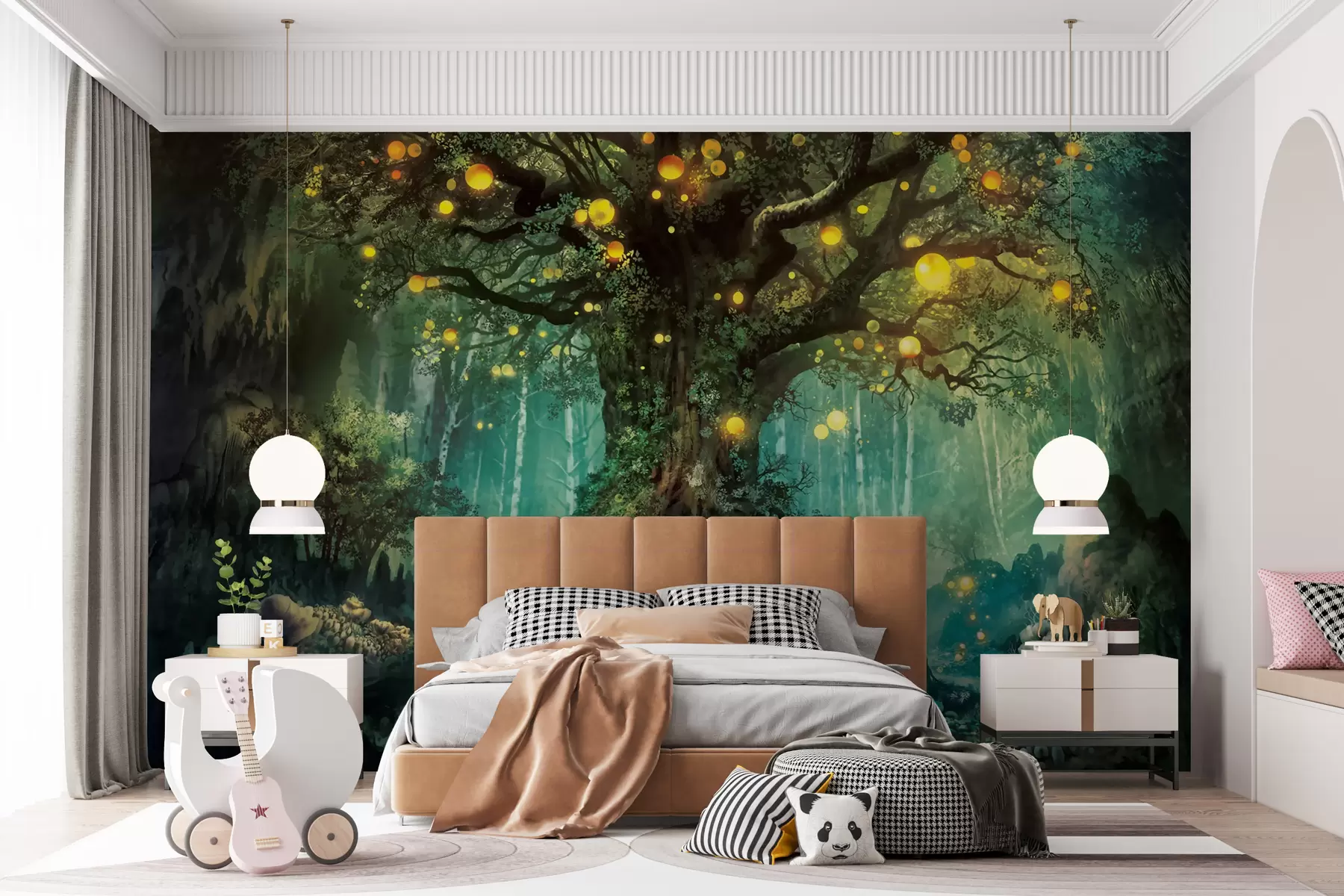 Papier peint L'éclat d'un arbre u79589