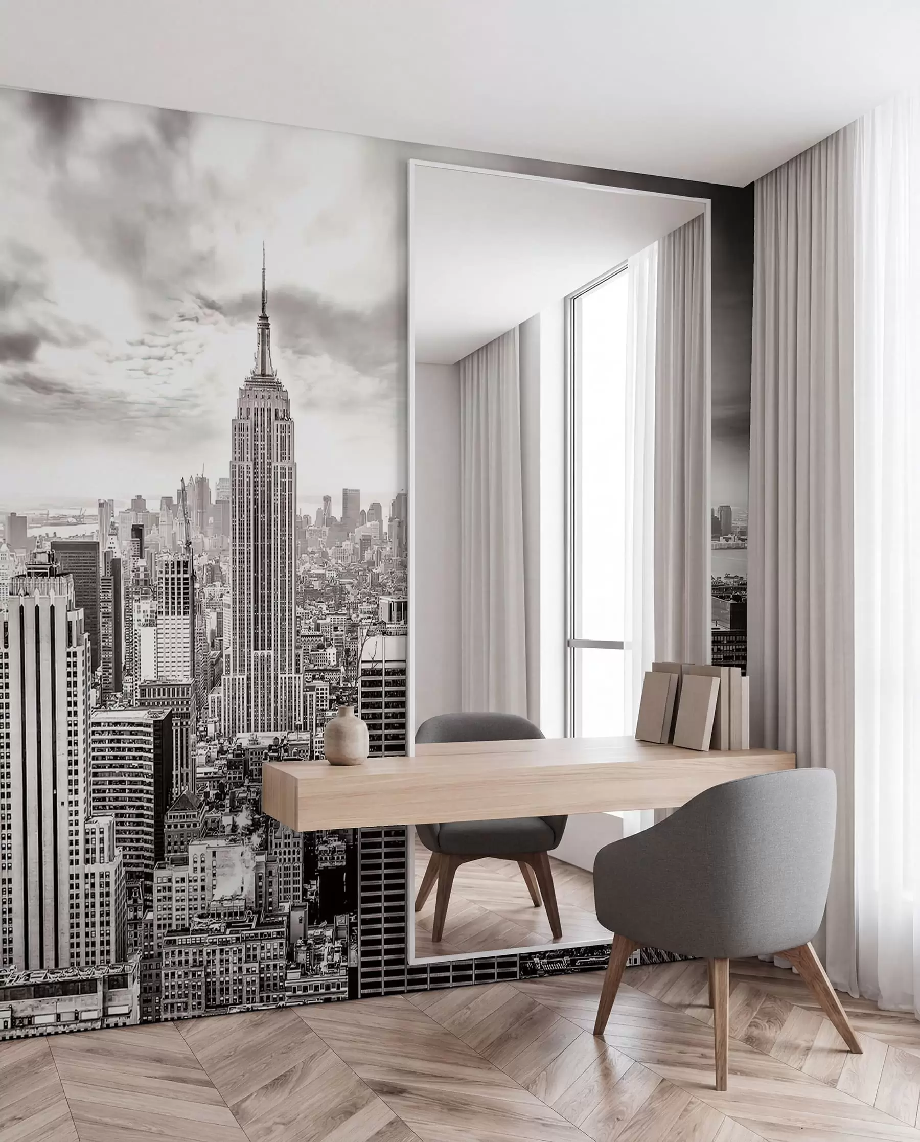 Papier peint Manhattan en monochrome u58762