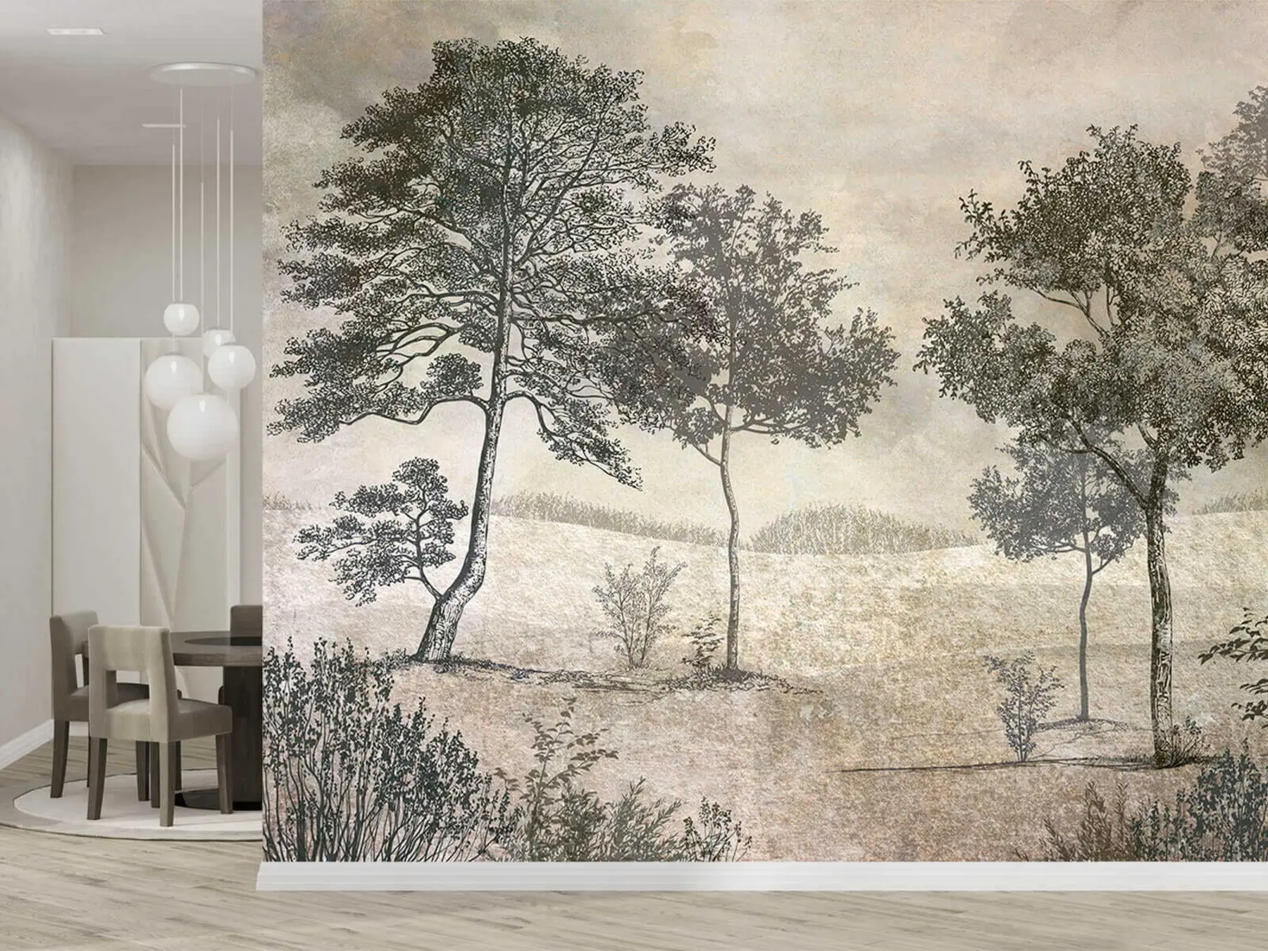 Papier peint Arbres anciens u80030