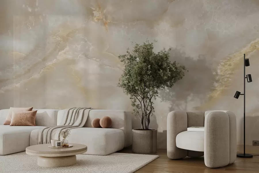 Papier peint Marbre beige u20722