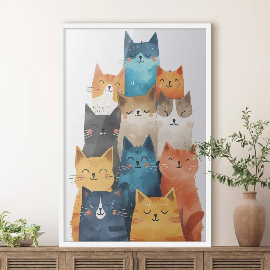Papier peint Chat et liberté f37560