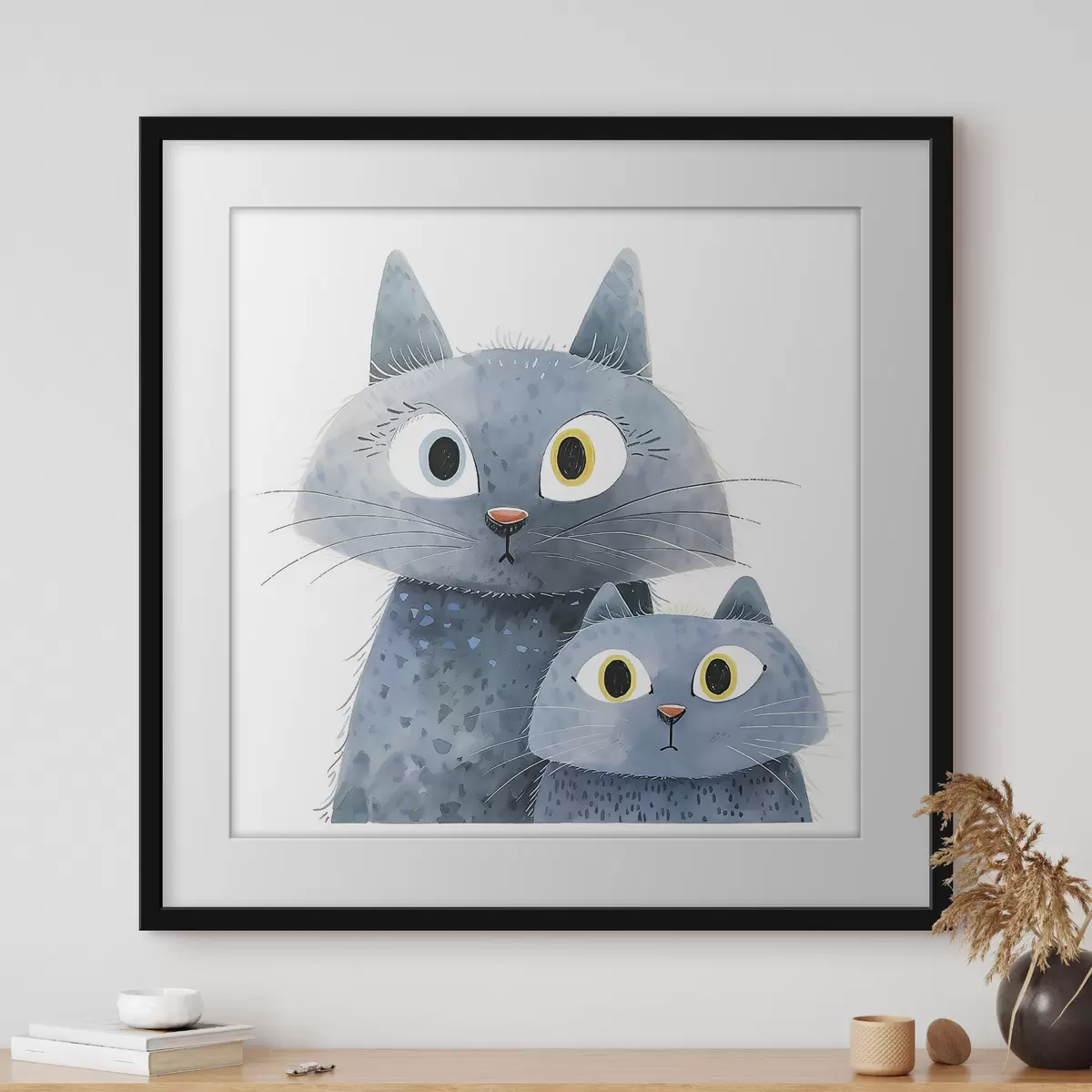 Poster Chat et lueur f37562