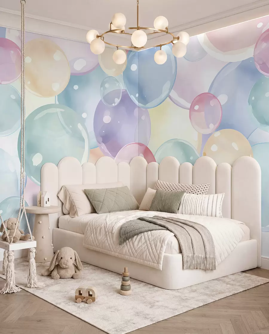 Papier peint Bulles pastel u99730