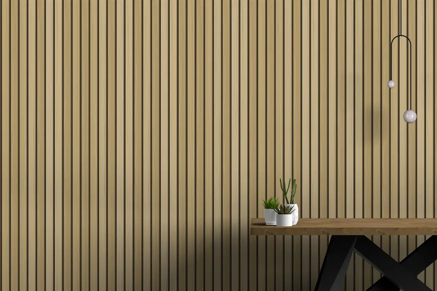 Papier peint Grain de bois léger texture noyer w00022