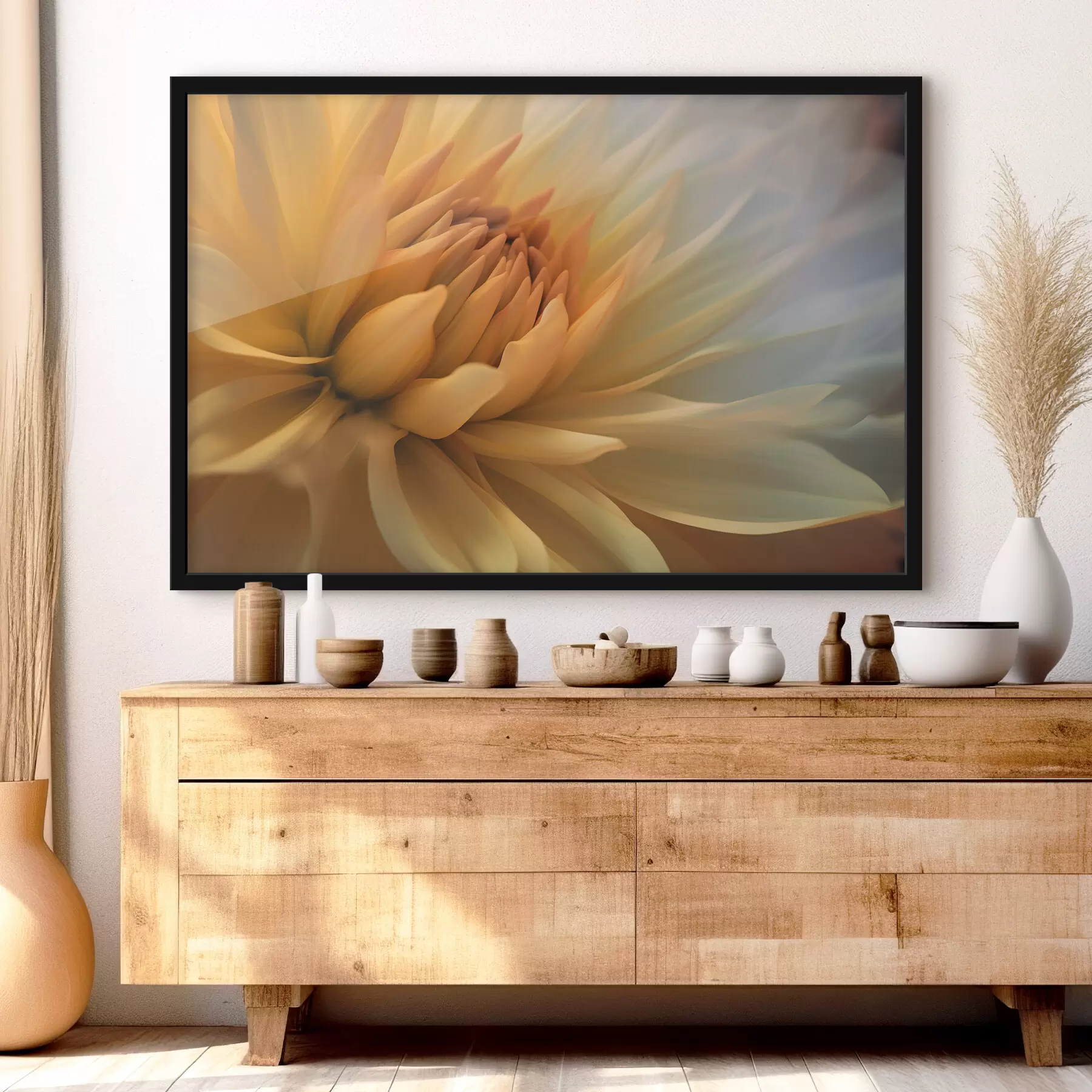 Papier peint Une grande fleur délicate f37388