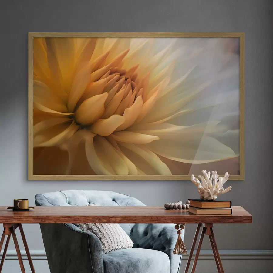 Papier peint Une grande fleur délicate f37388