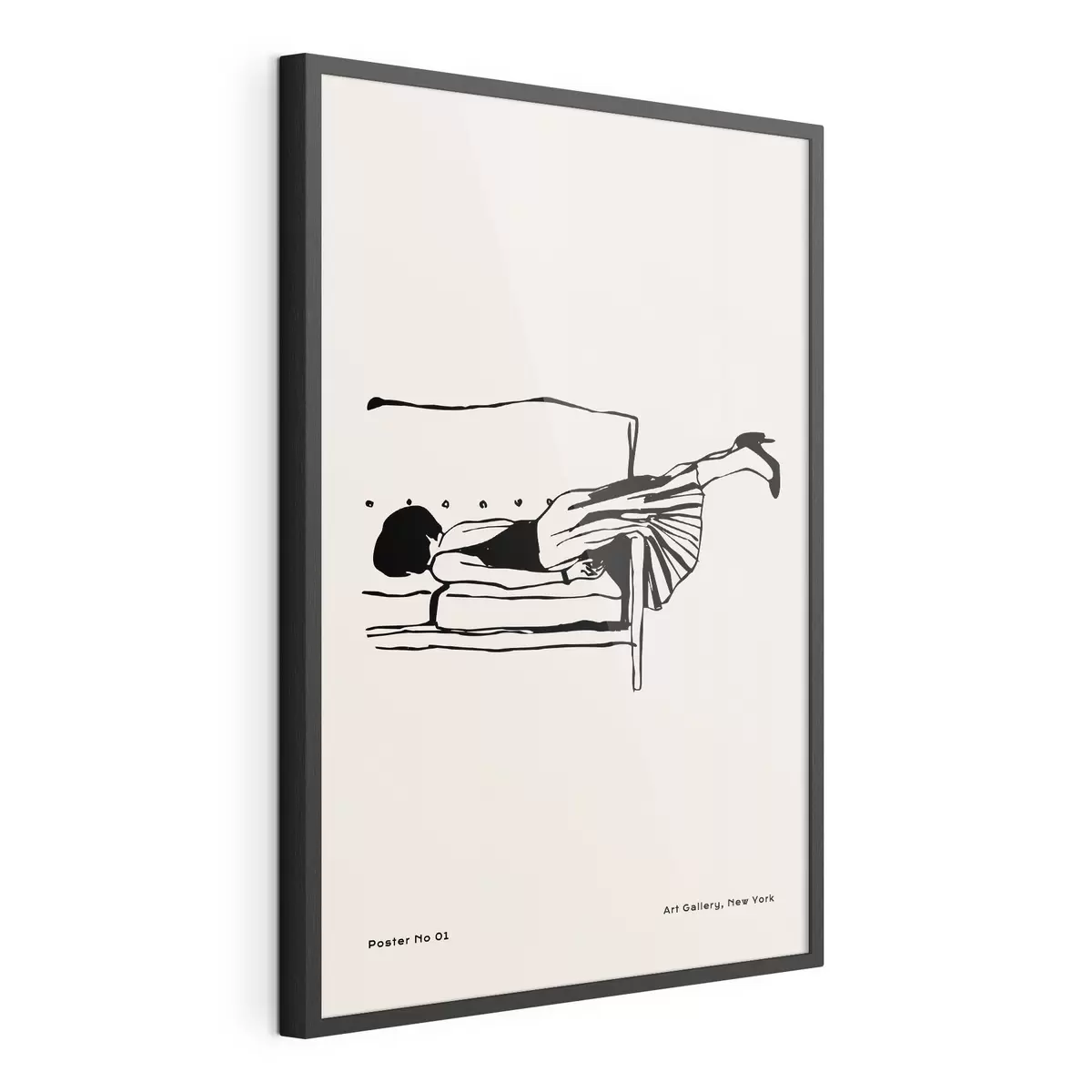 Poster Mode fille tendance style boho art contemporain f37422