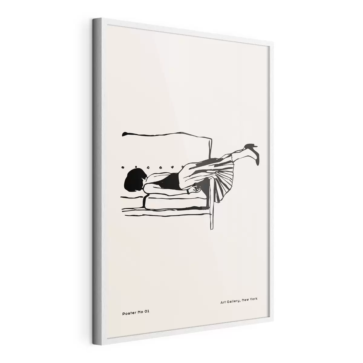 Poster Mode fille tendance style boho art contemporain f37422