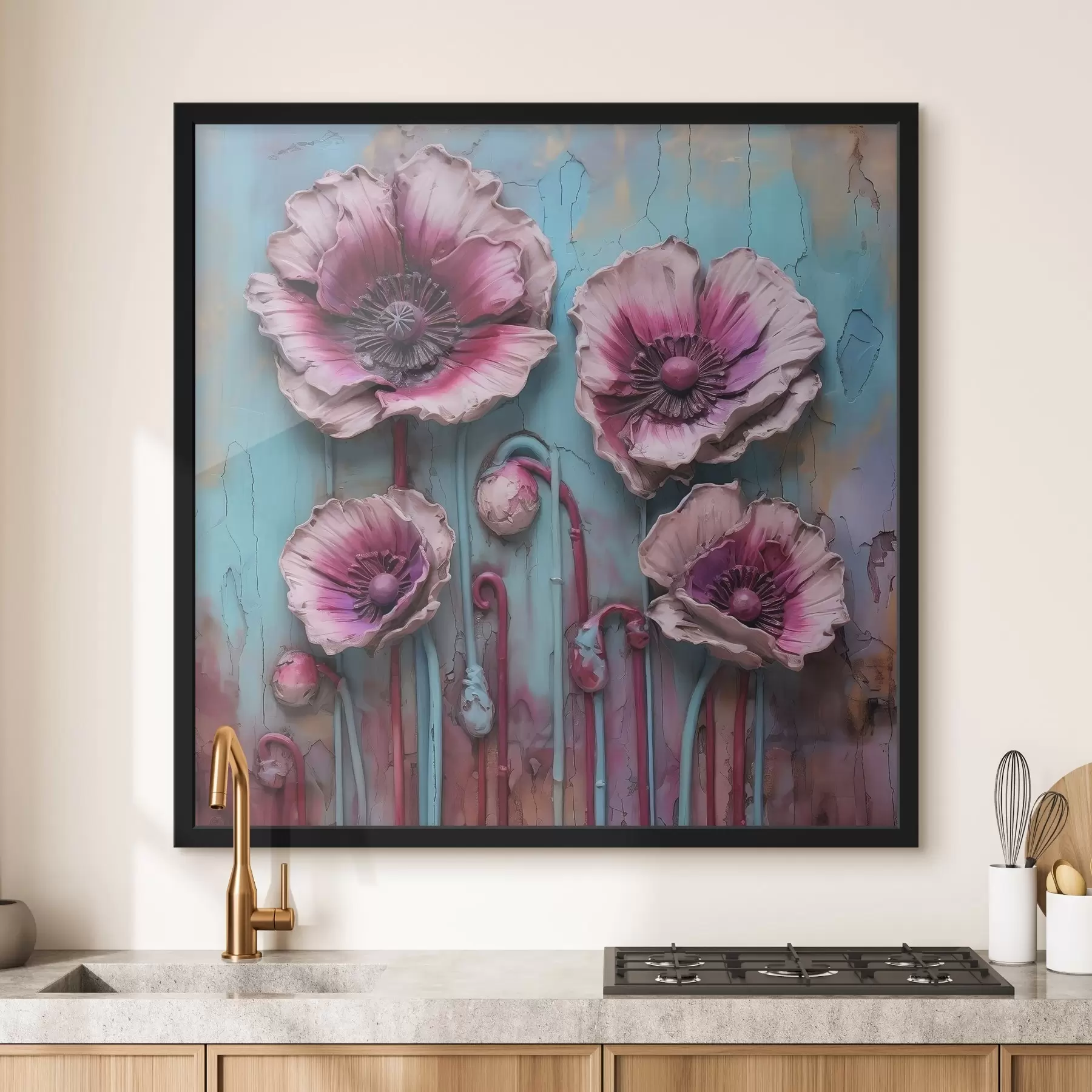 Papier peint Fleurs aquarelles f37840
