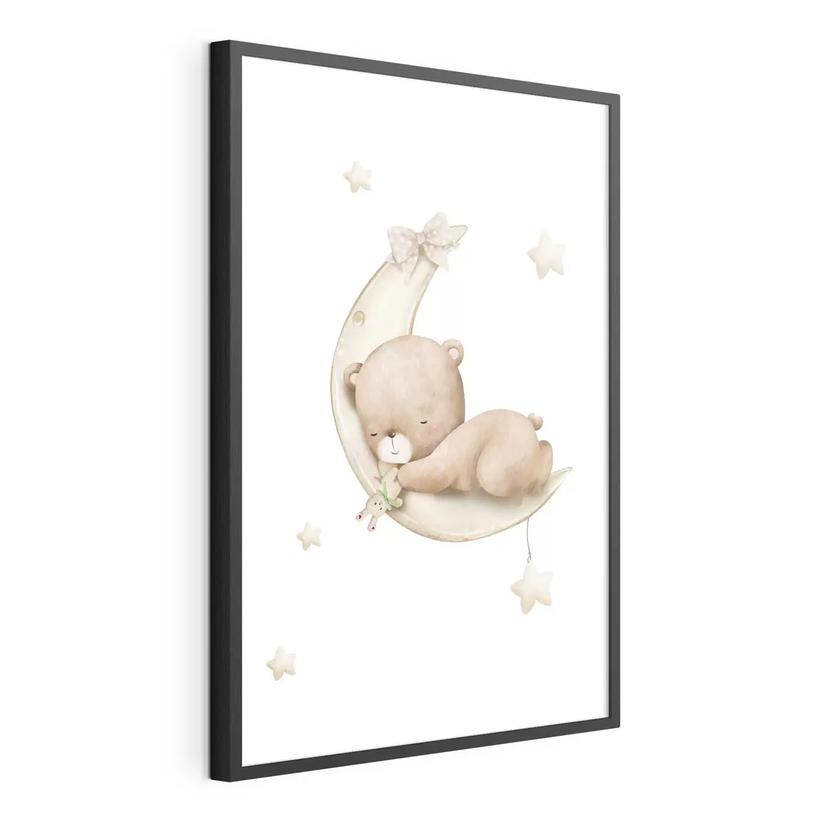Poster Ours endormi sur la lune f37917