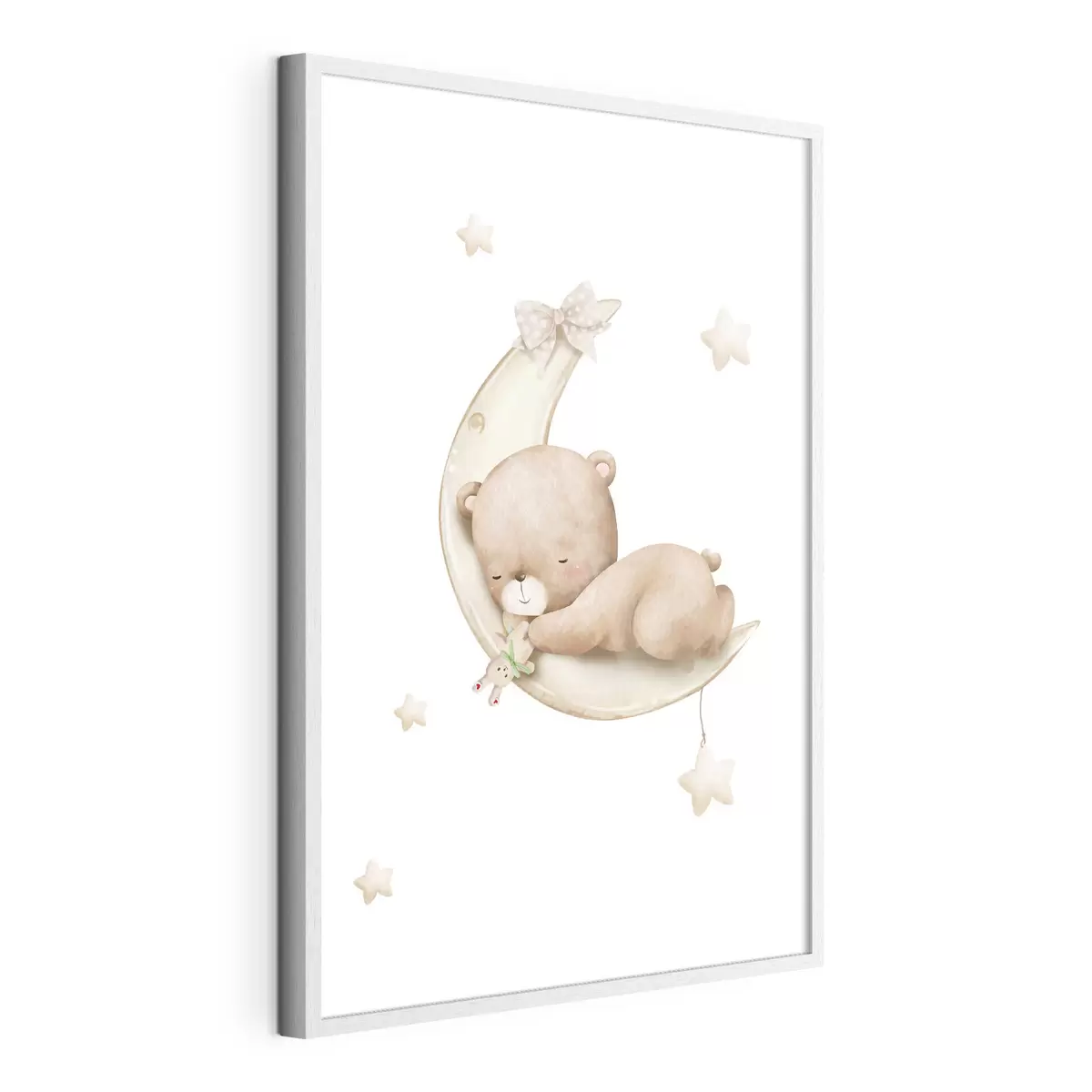 Poster Ours endormi sur la lune f37917