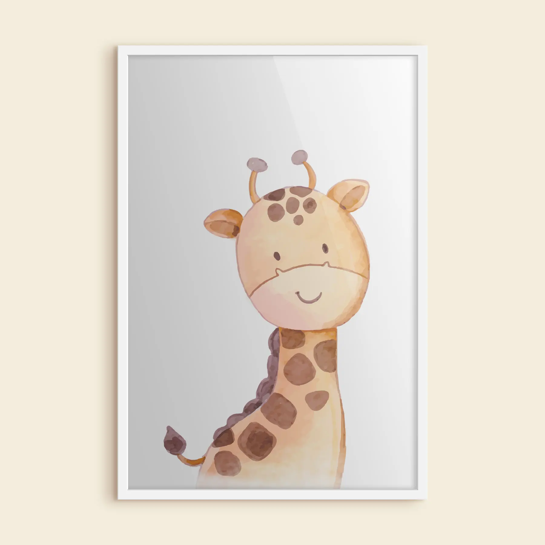 Papier peint Une jolie girafe f37920