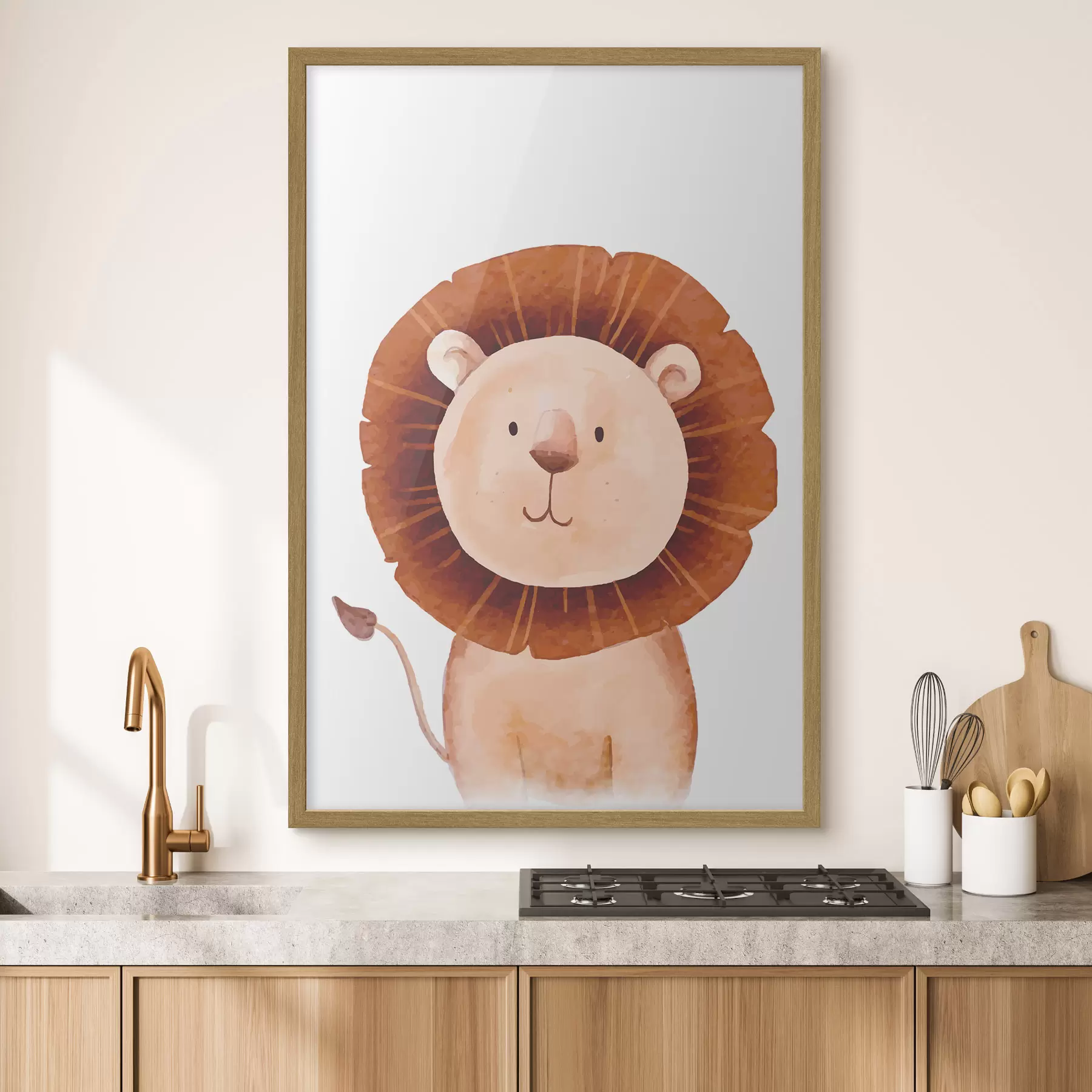 Papier peint Un mignon lionceau f37921