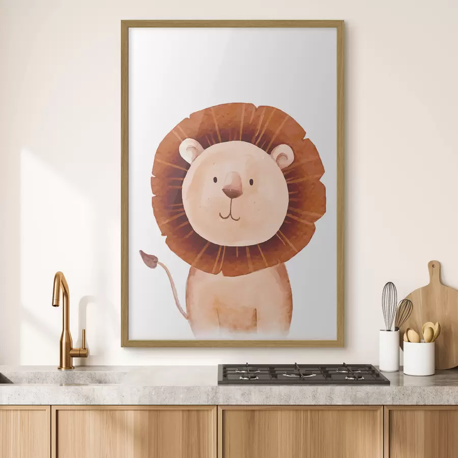 Papier peint Un mignon lionceau f37921