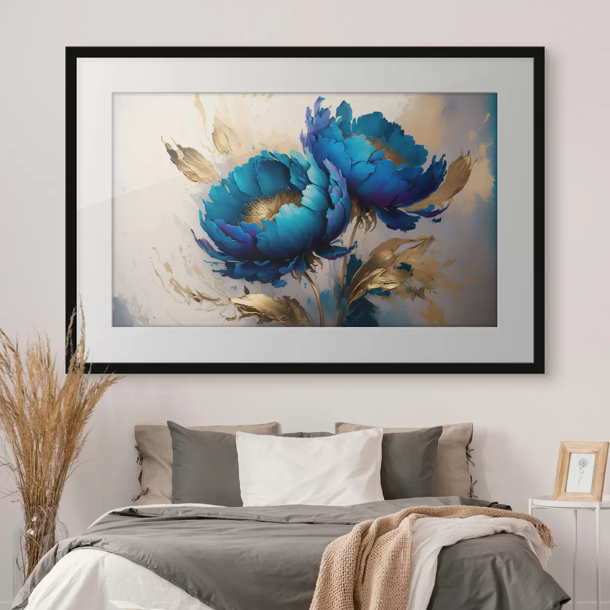 Poster Pivoines bleues f37843