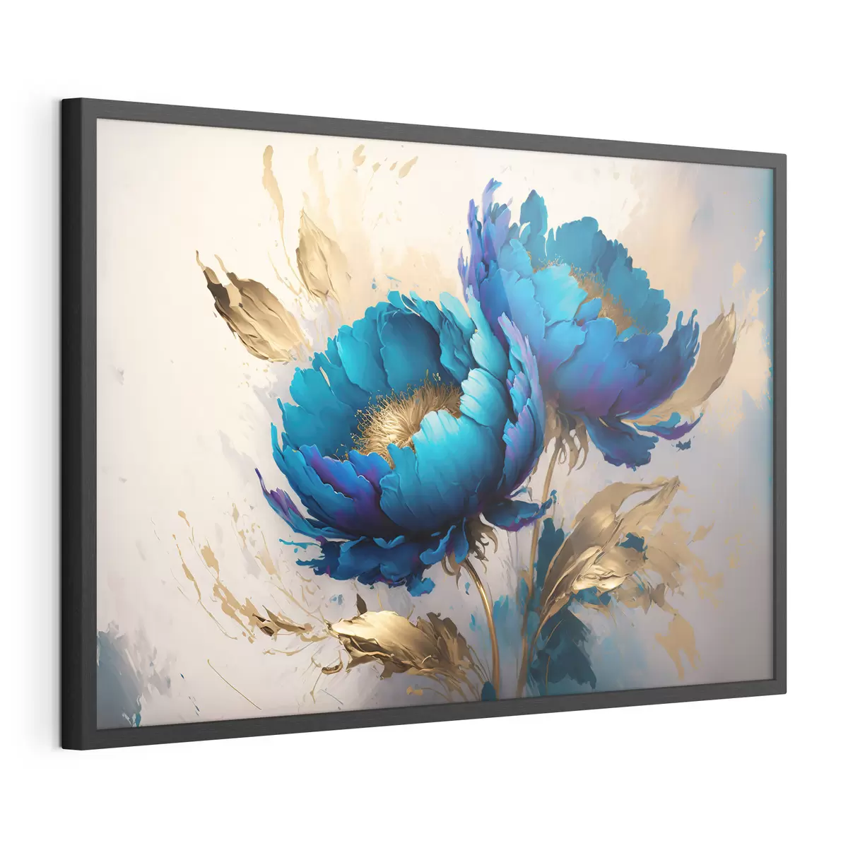 Poster Pivoines bleues f37843