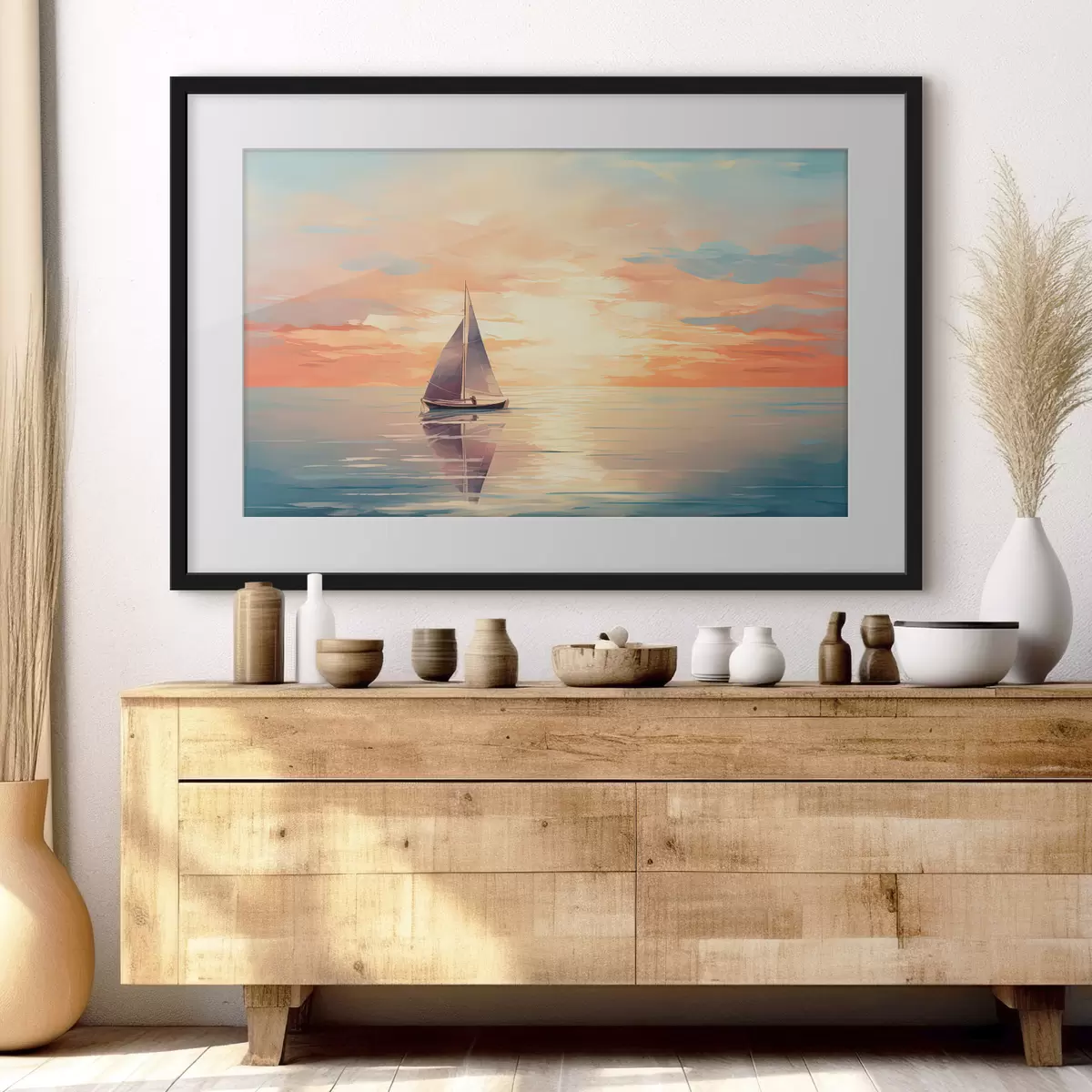 Poster Bateau aquarelle f38050