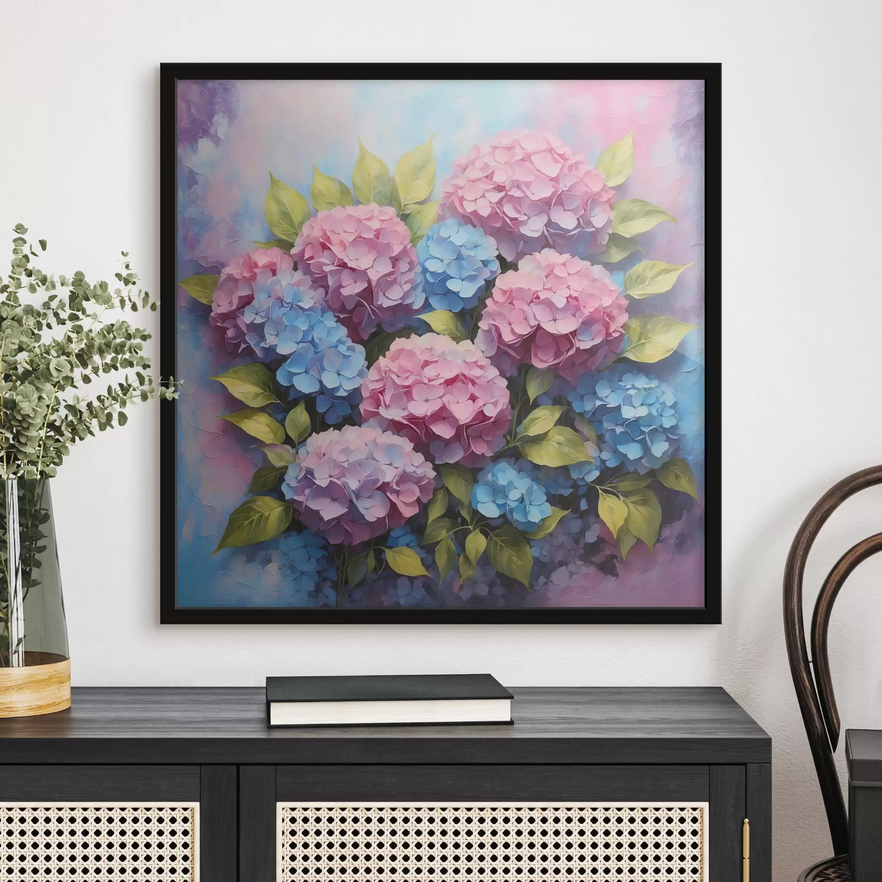 Papier peint Bouquet d'hortensias f38221