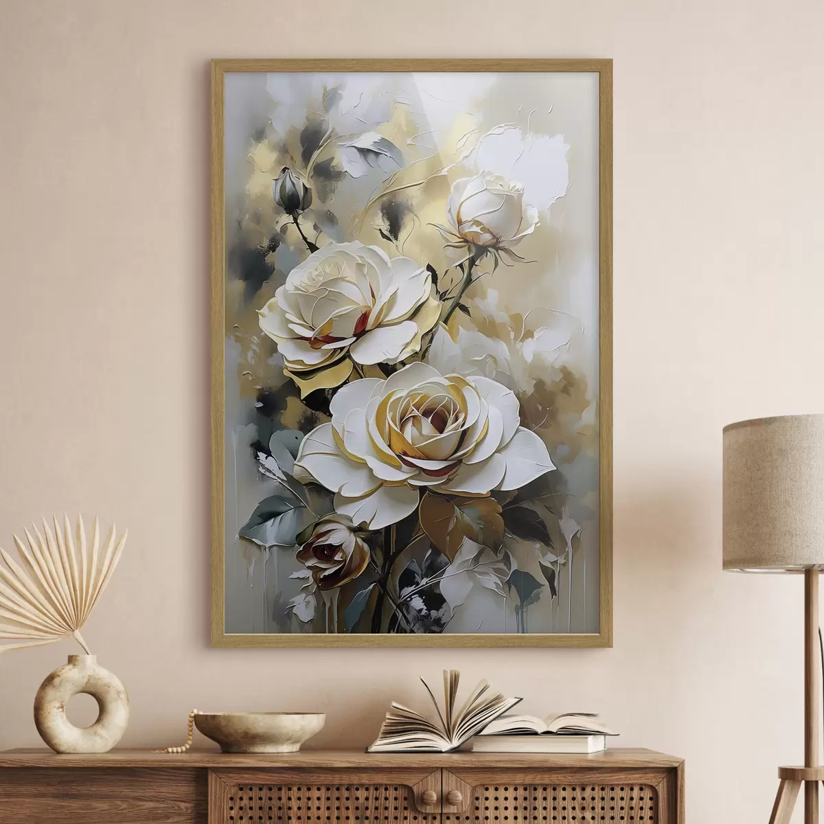 Poster Roses abstraites f38354