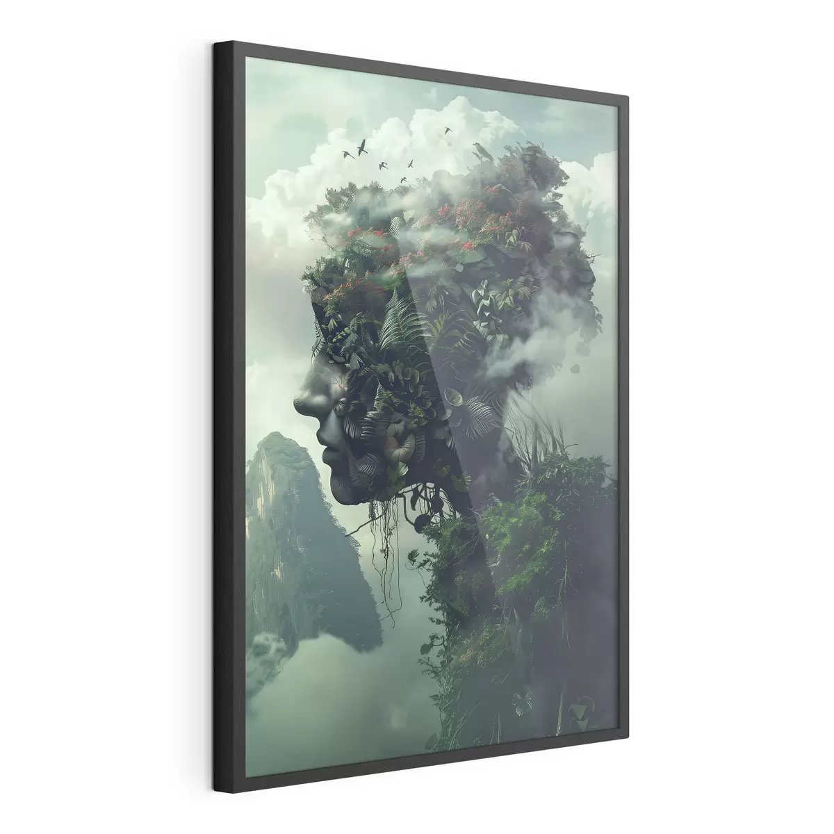 Poster Visages en montagne f38262