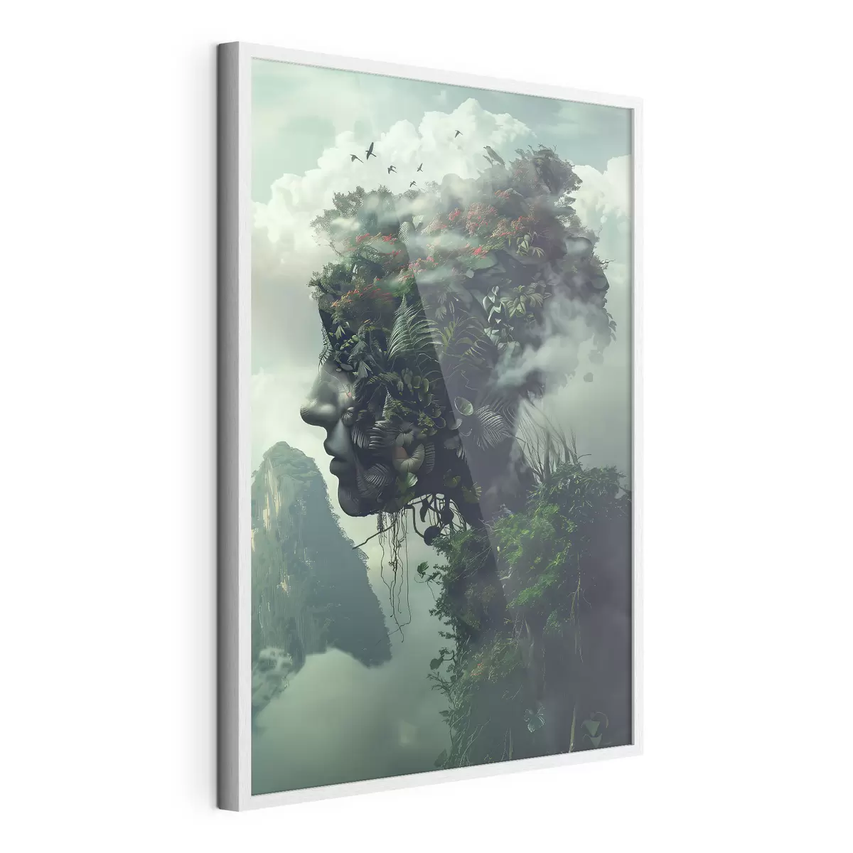 Poster Visages en montagne f38262