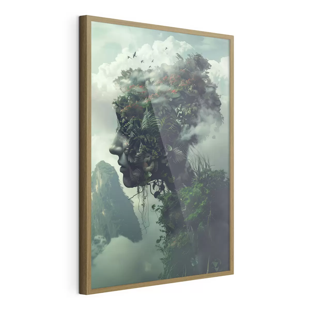 Poster Visages en montagne f38262
