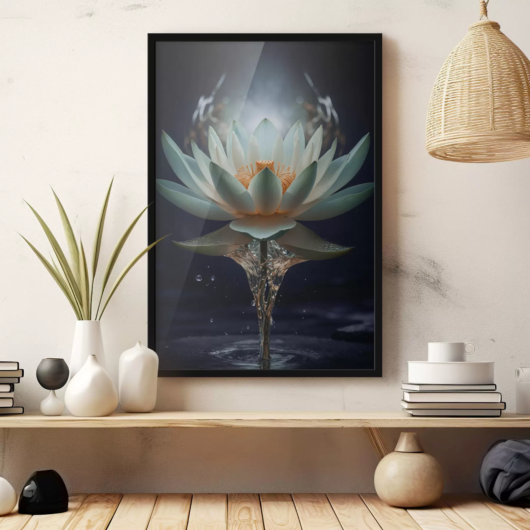 Papier peint Lys en croissance f38435