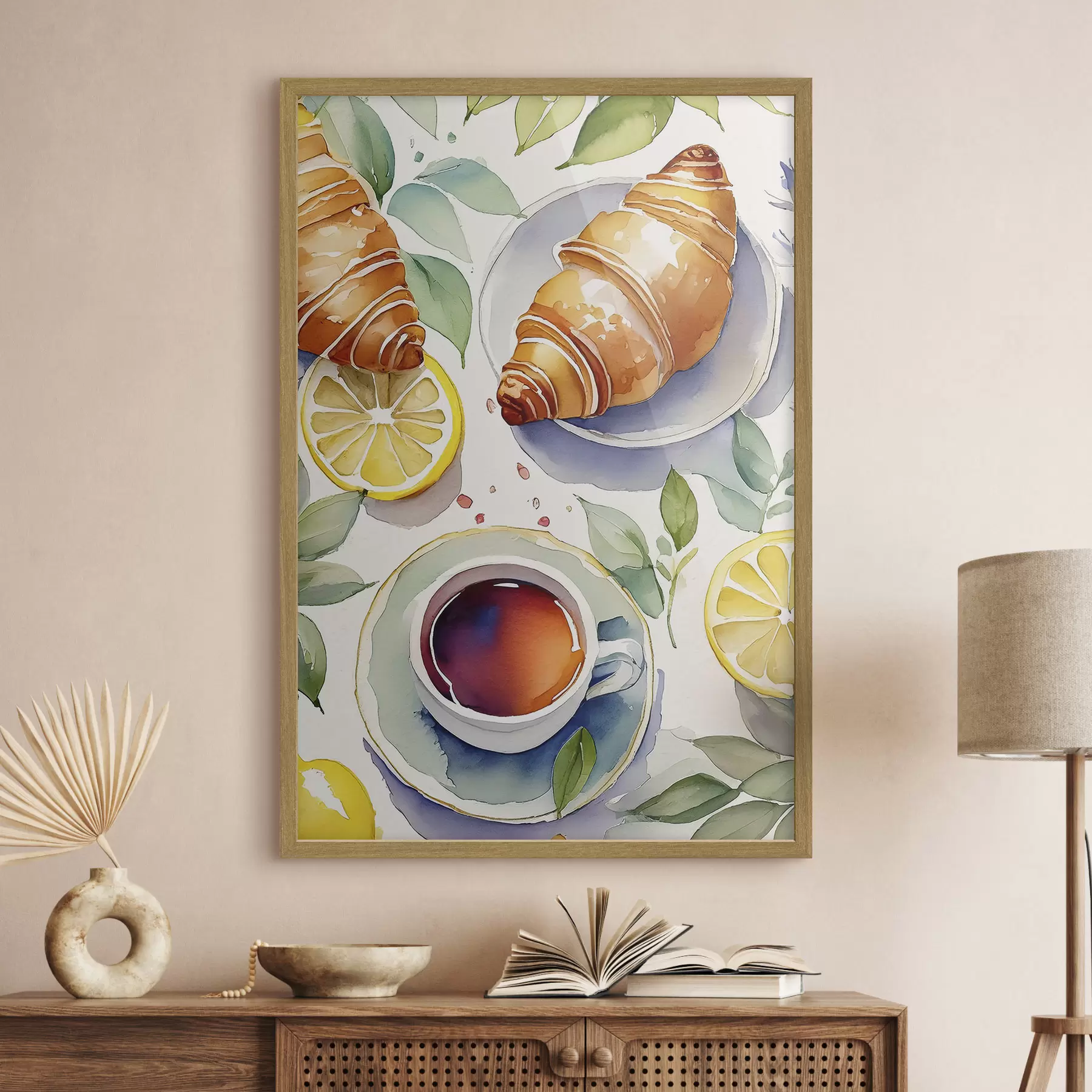 Papier peint Matin citronné f38389