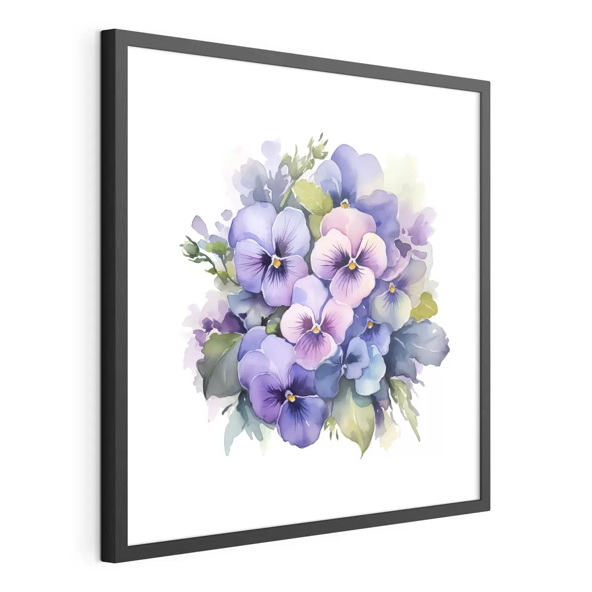 Poster Salut violet f38486