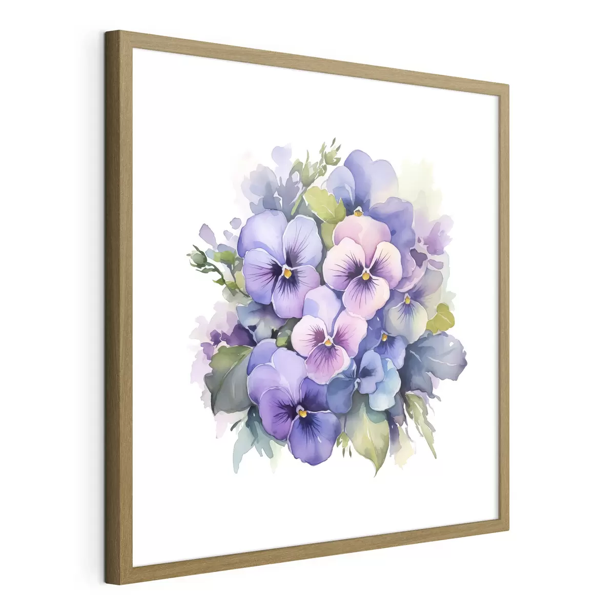 Poster Salut violet f38486