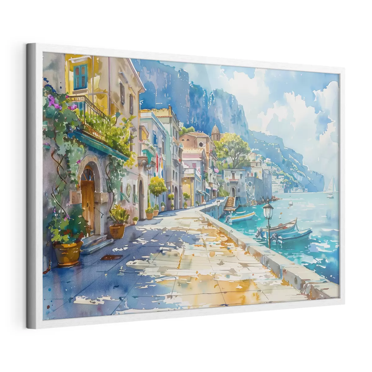 Poster Remblai au bord de la mer f38449