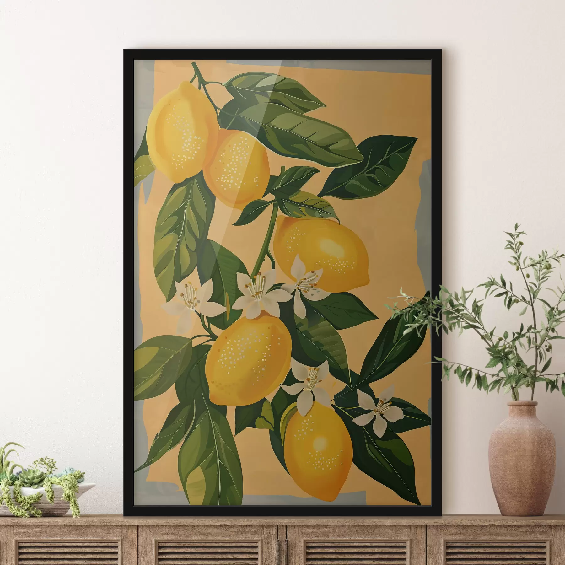 Papier peint Citrons f38511