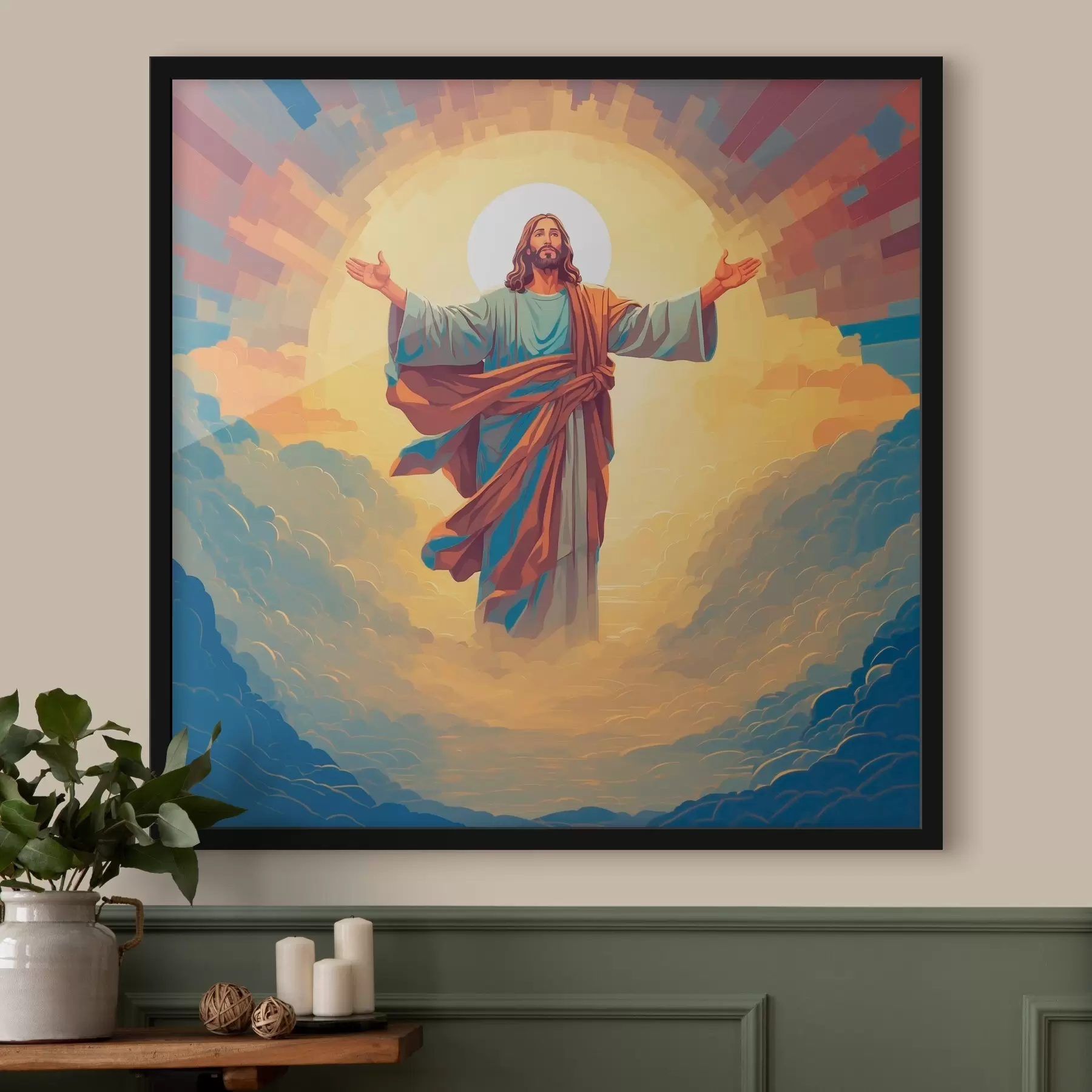 Tableau L'Ascension de Jésus f38614