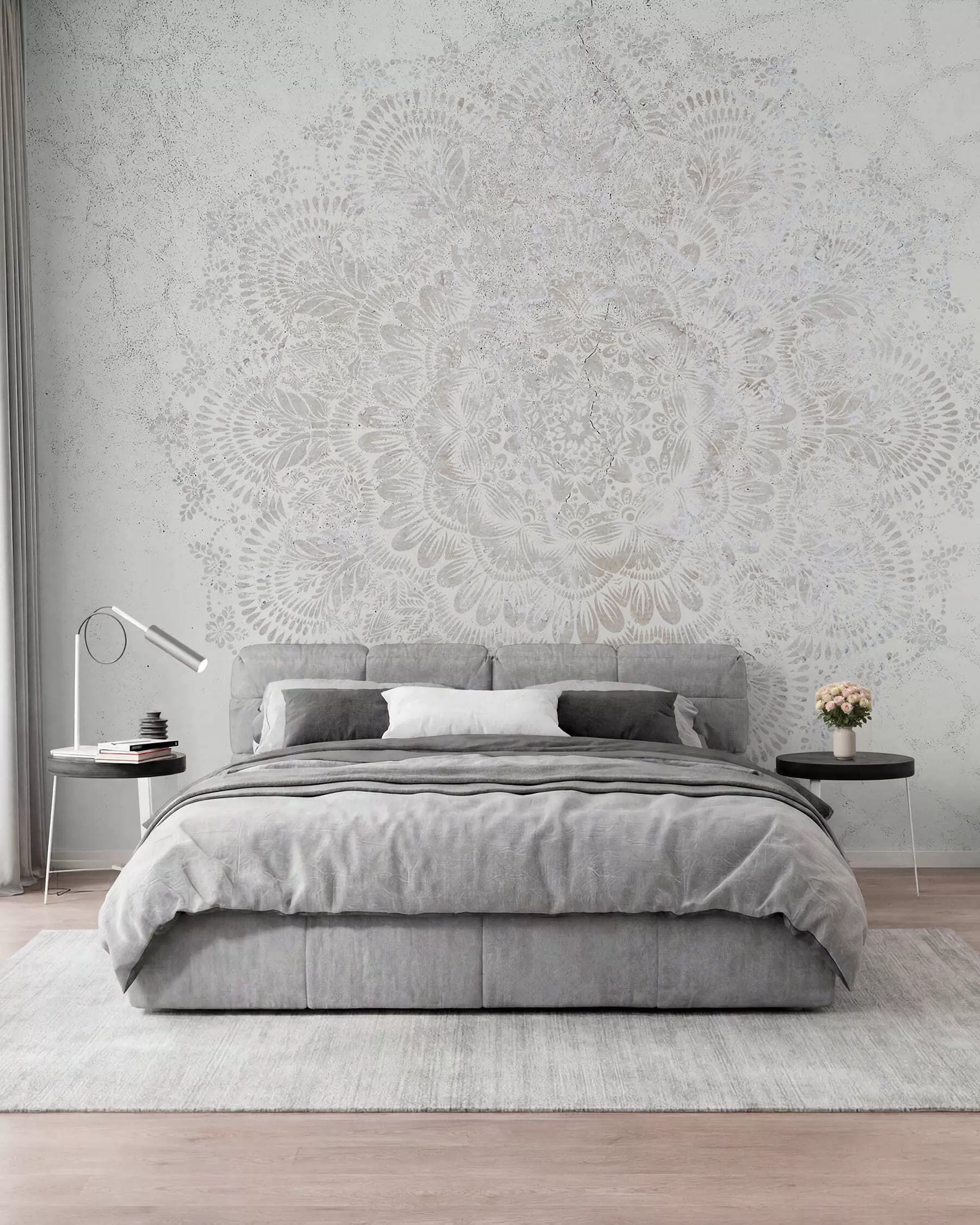 Papier peint Mandala de dentelle w00737