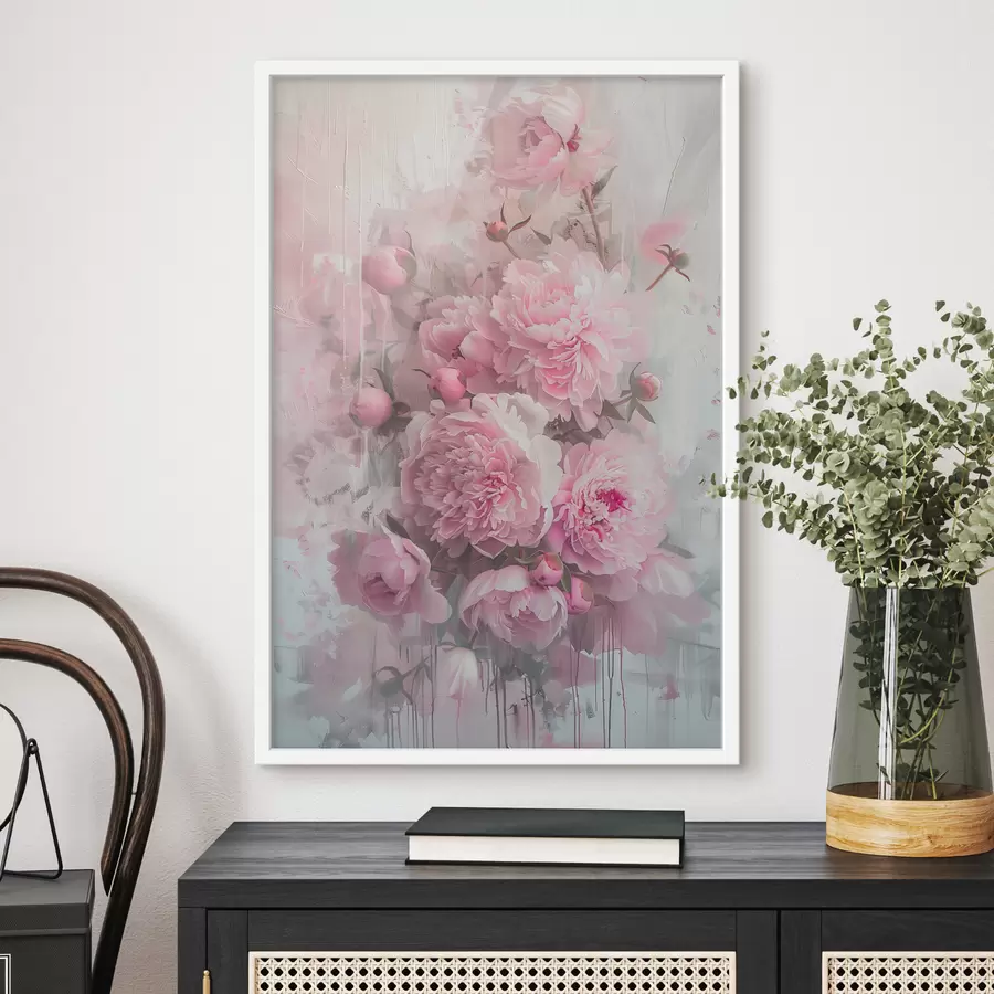 Papier peint Pivoines roses f38750