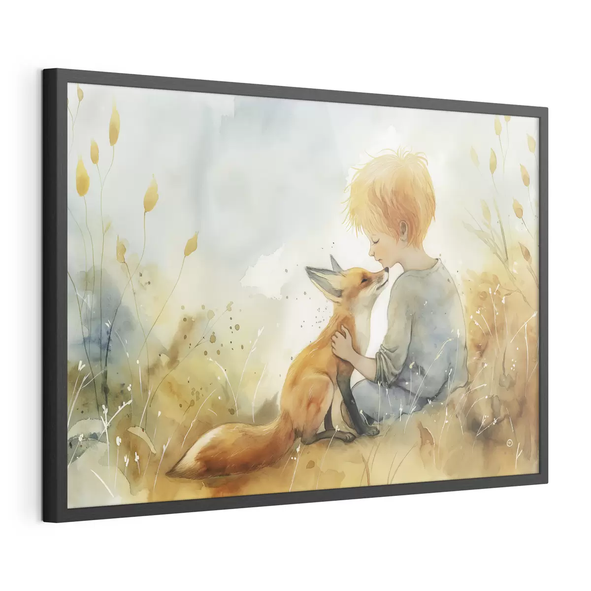 Poster Le Petit Prince et le renard f38790