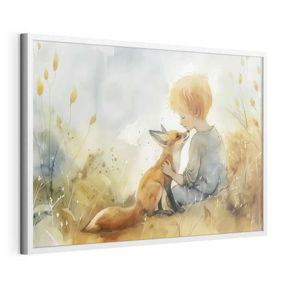 Poster Le Petit Prince et le renard f38790