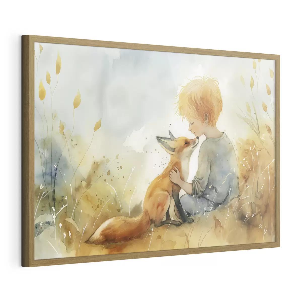 Poster Le Petit Prince et le renard f38790