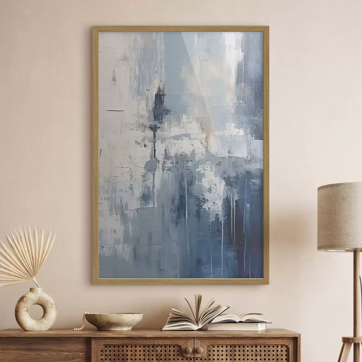 Poster Pause bleue f38906