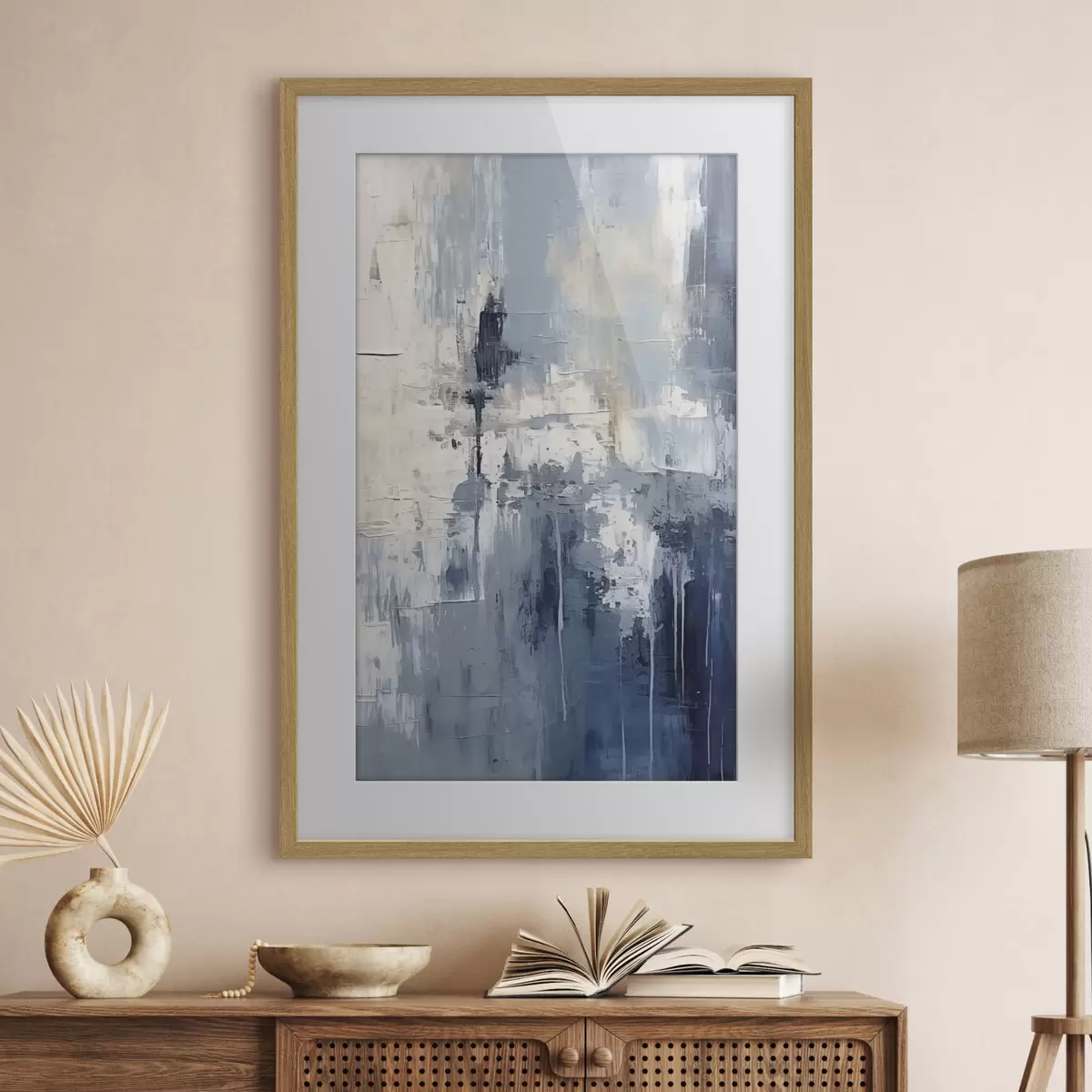 Poster Pause bleue f38906