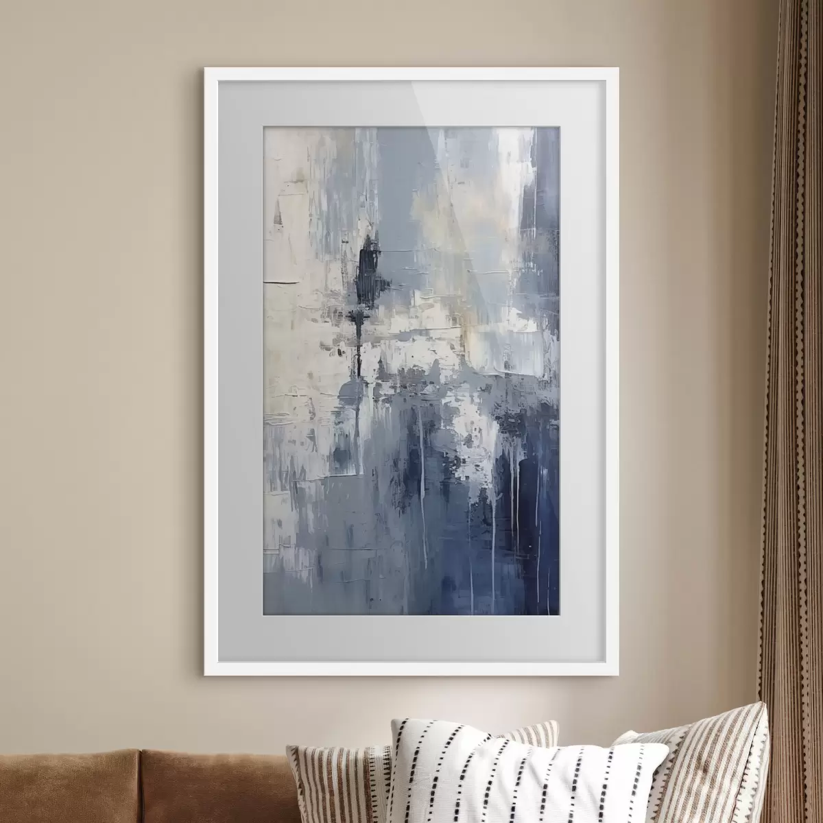 Poster Pause bleue f38906