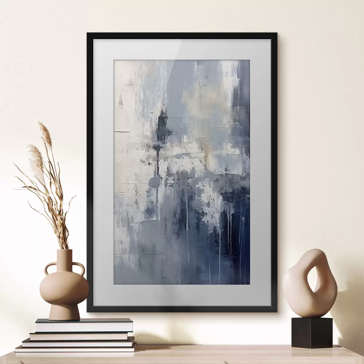Poster Pause bleue f38906