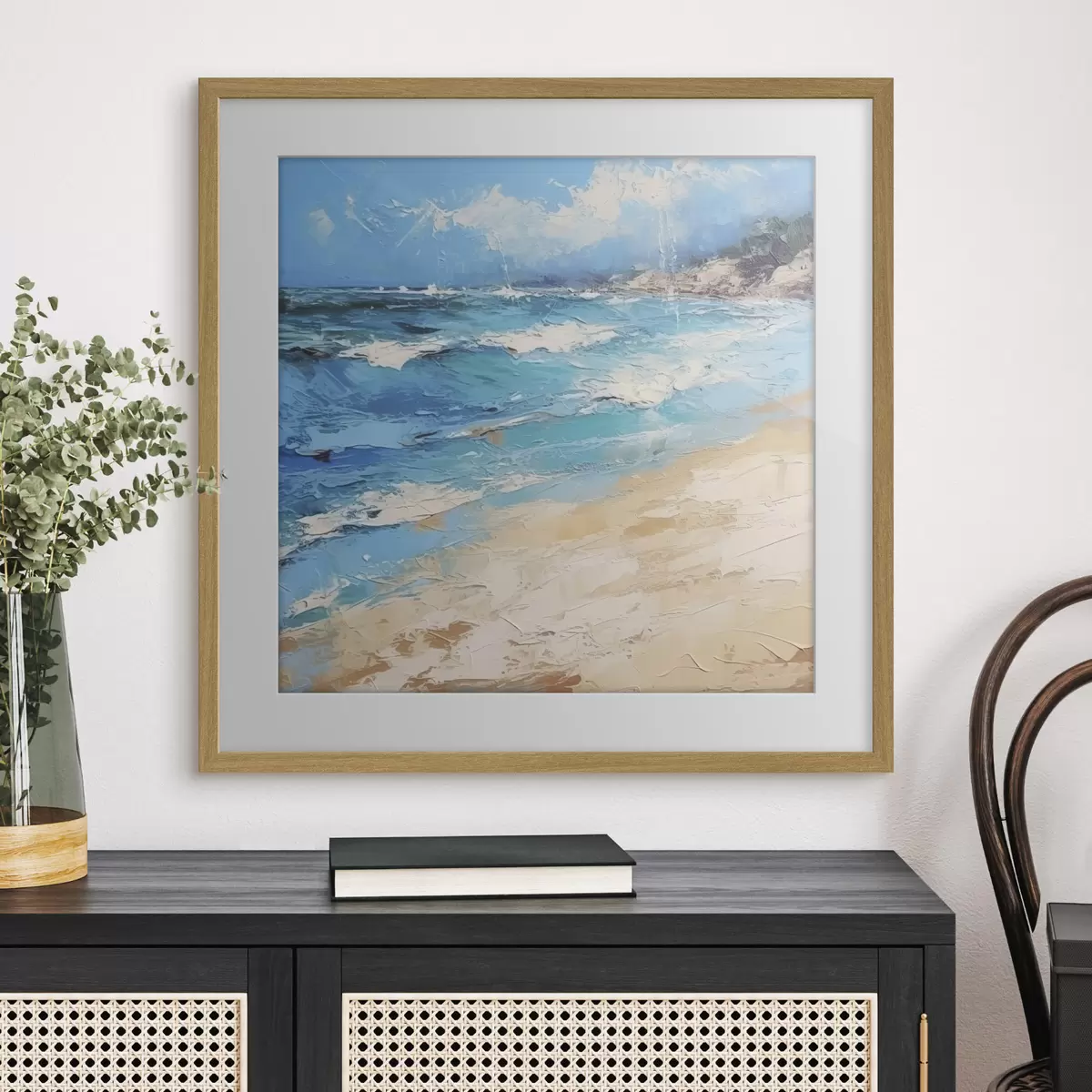 Poster Vagues et confiance f38910