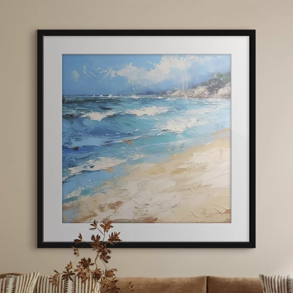 Poster Vagues et confiance f38910