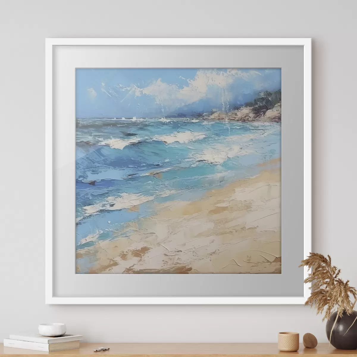Poster Vagues et confiance f38910
