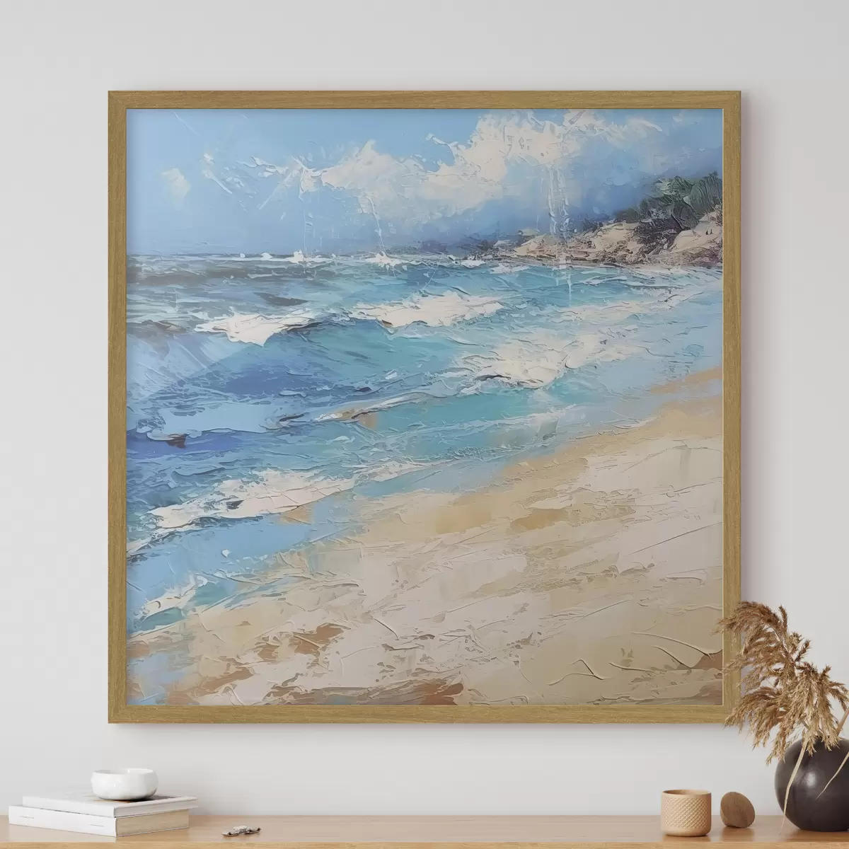 Poster Vagues et confiance f38910