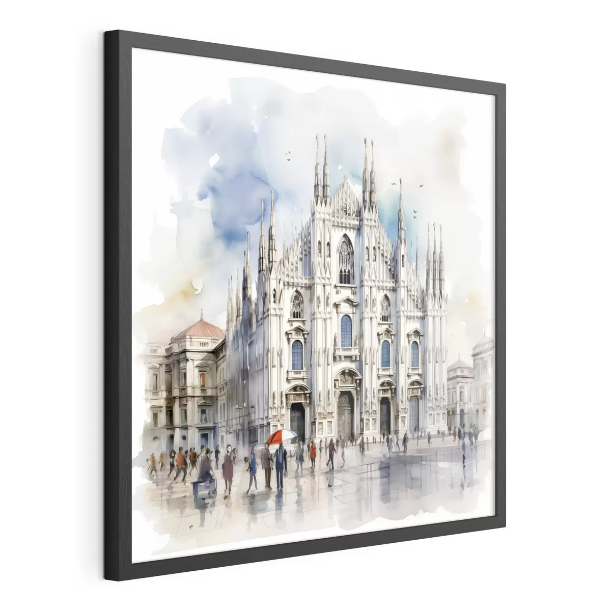 Poster Pluie sur Milan f38938