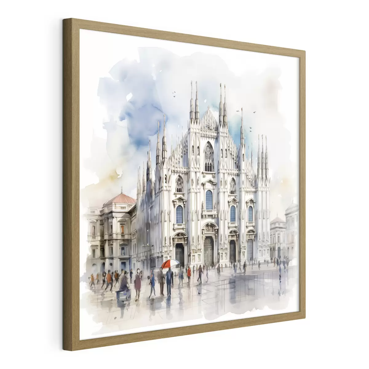 Poster Pluie sur Milan f38938