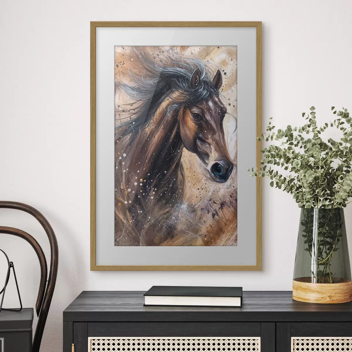 Poster Cheval et silence f38959