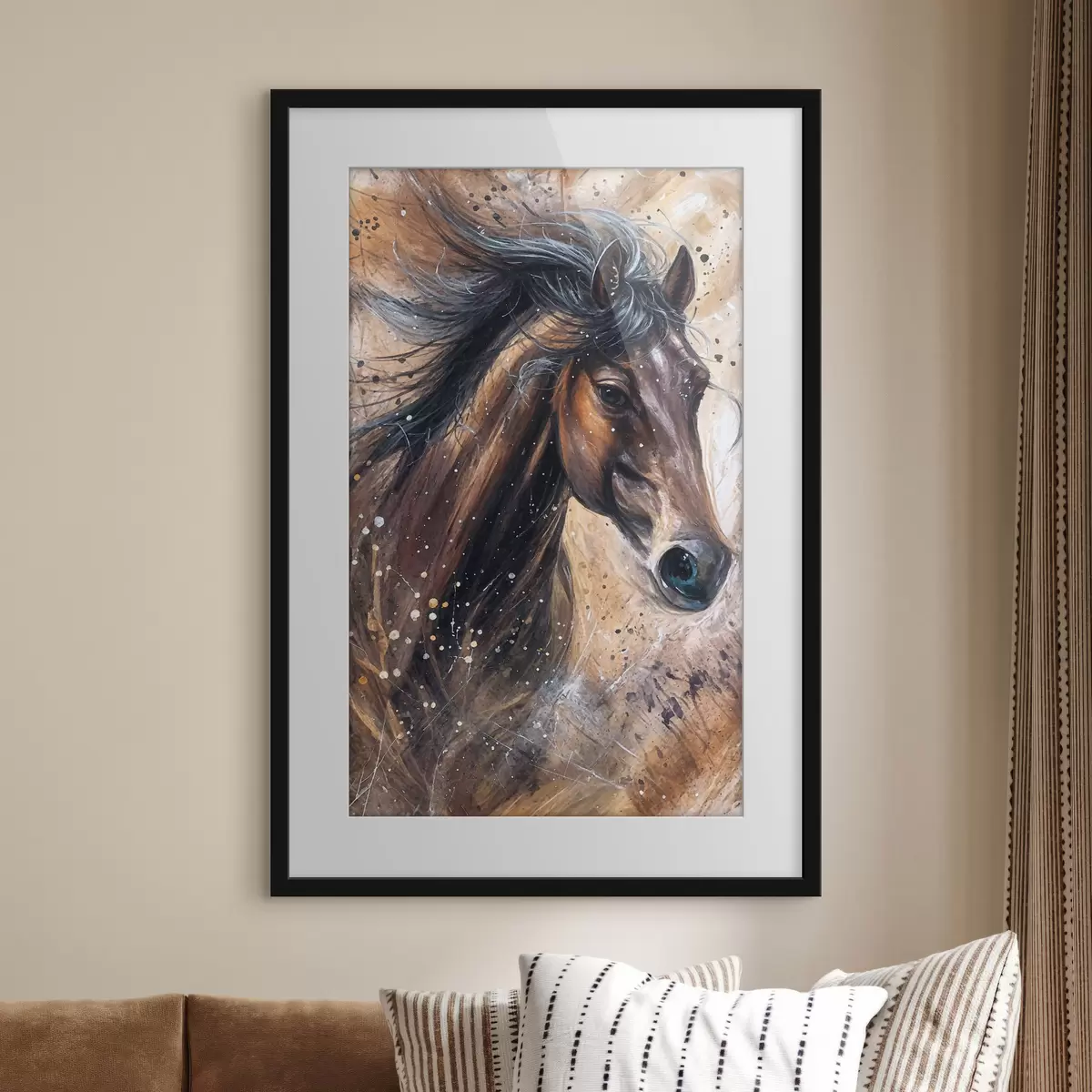 Poster Cheval et silence f38959
